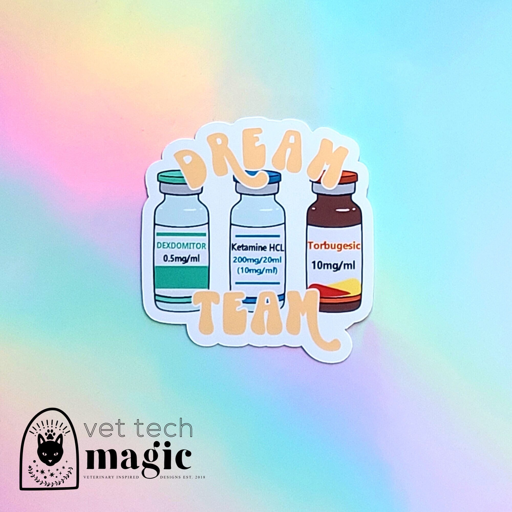 Veterinary humor sticker, Veterinary technician vet nurse, Anesthetis…