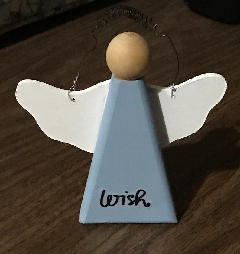 Wood Angel Ornament image 0