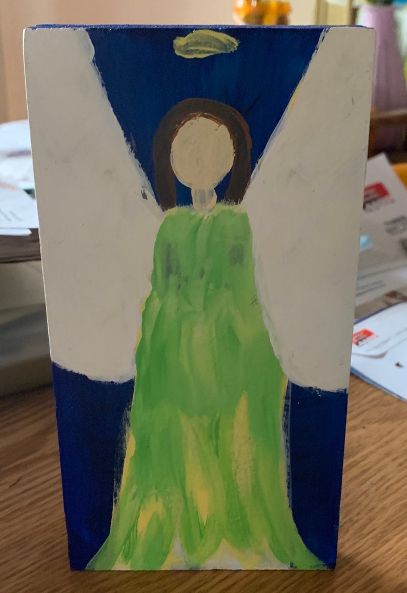 Wood Angel Decor image 2