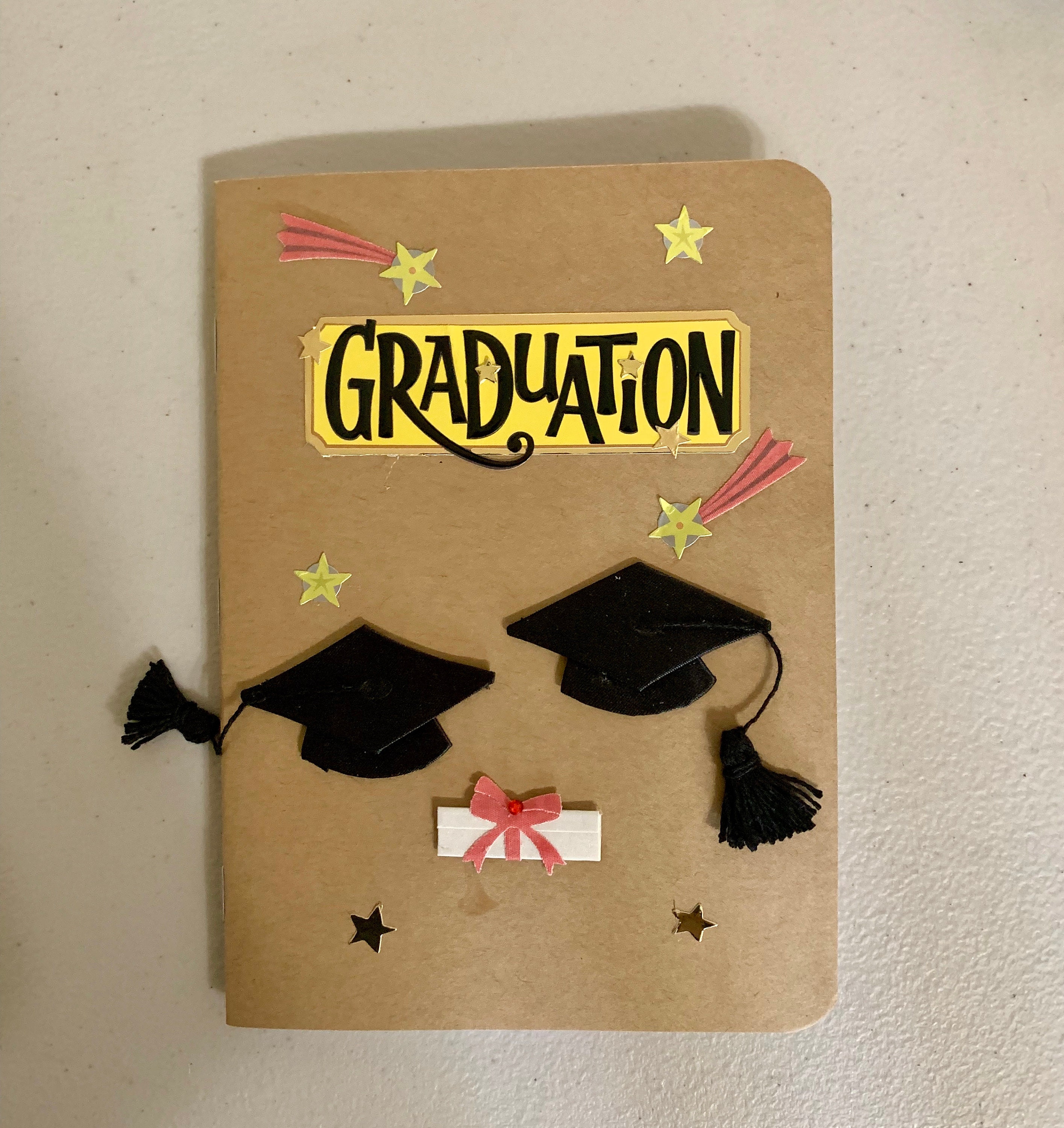 Graduation Decorated Notebook Etsy