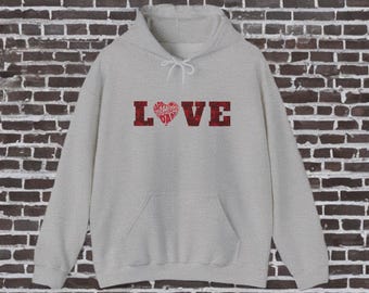 Sudadera con capucha Love para San Valentín, para mujer, regalo romántico, regalo de San Valentín