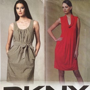 Donna Karan New York- Vogue American Designer Pattern - 1179 Size 6-12 or 1236 Size 6-14