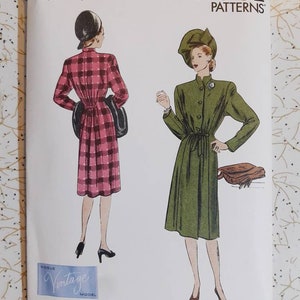 1940s Coat Pattern from Vogue Vintage Models - Reissue circa 1945  1903 Size 8-16