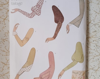 Patrón de manga vintage de los años 30 - Simplicity 8695 - Todas las tallas - Años 30