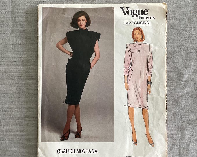 Futuristic 'blade Runner' Dress Sewing Pattern - Claude Montana Vogue ...