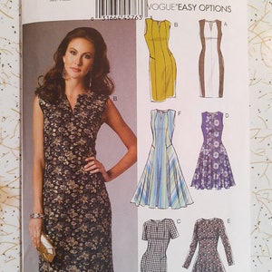 VOGUE PATTERNS 9050 ~ Easy Options Dresses in 6 Styles ~ Size 6-14 or 14-22