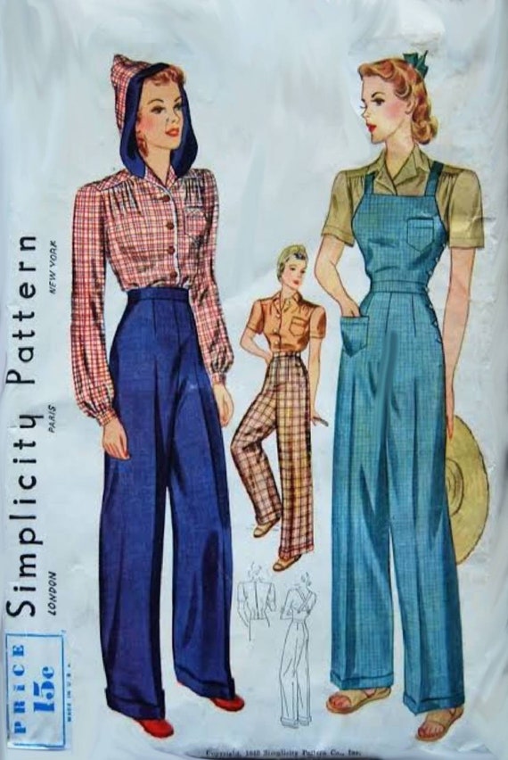パンツ 1960's vintage OVER ALL all in one Vintage 1940s Star Mfg.Blue Salt & Pepper Denim Work