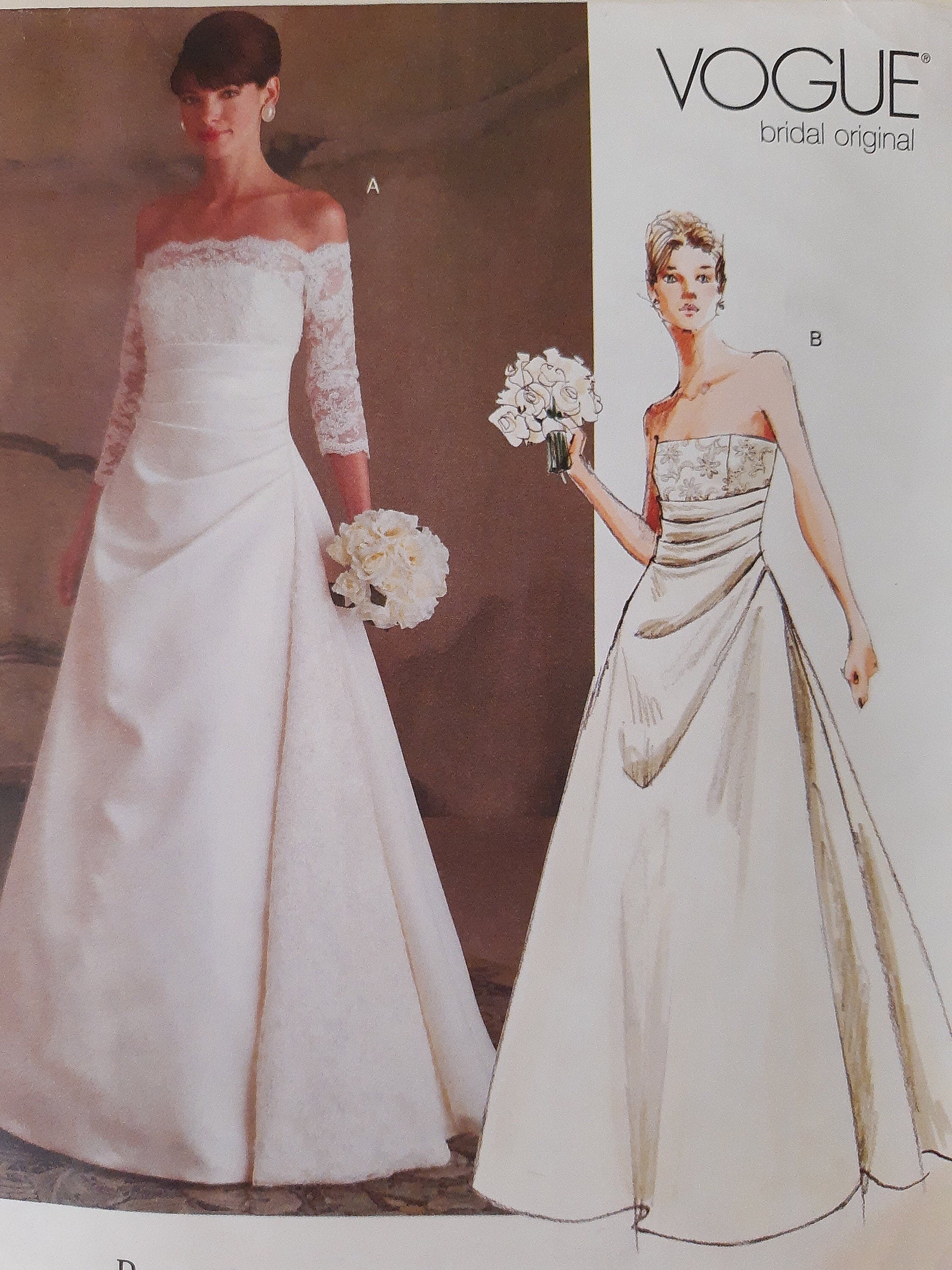 Vogue Sewing Pattern 2842 Ladies Bridal Sizes 12-14-16