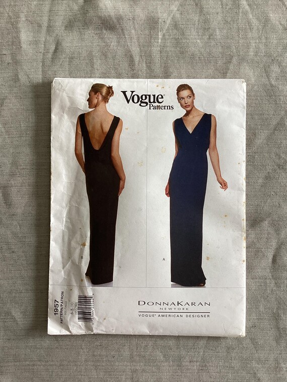 1990s Donna Karan Knit Maxi Dress Pattern: Vogue 1957, Size 6-8-10 - Etsy 1990s Donna Karan Knit Maxi Dress Pattern: Vogue 1957, Size 6-8-10 - Etsy