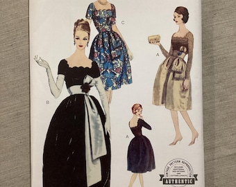 Patron De Couture Vintage Vogue Années 60 - Robe Jacques Heim, Modèle 1574, Taille B34, Neuf