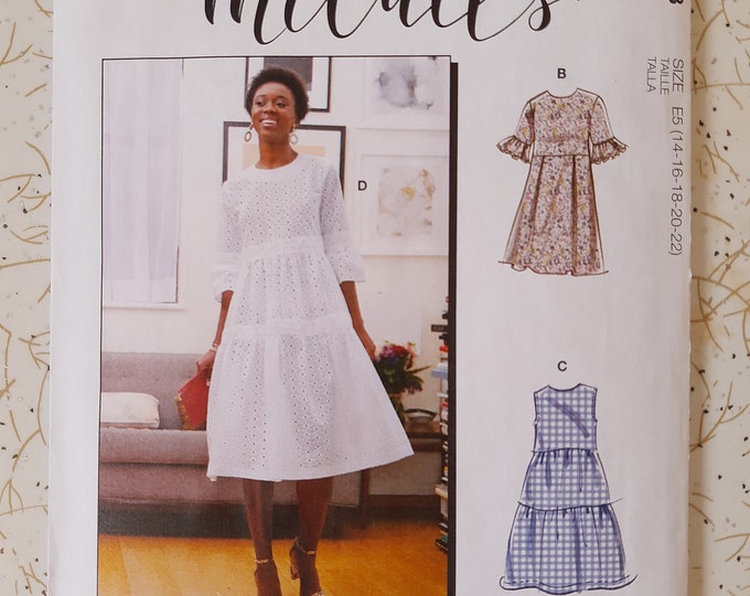 Mccalls New Season Dress Pattern 7948 Easy Modern Boho Style With Tiers