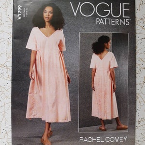 Rachel Comey NY para Vogue Patterns - Patrón de vestido Cardiff - Nueva temporada 1799, talla 16-26