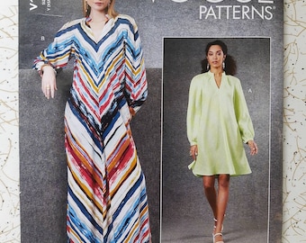 Vogue New Season Caftan Dress Pattern 1803 Size 4-14 or  16-26