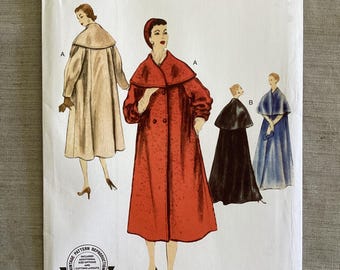 Vintage Vogue-patroon 1977-1950 jas of avondjas