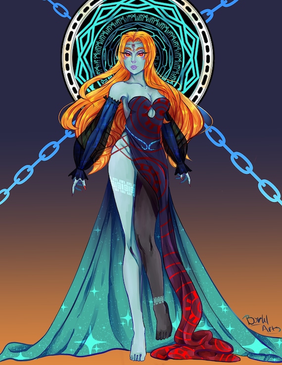 トワイライトプリンセスミドナ | ゼルダの伝説 | 印刷 - Etsy 日本