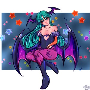 Morrigan Aensland | Darkstalkers | Capcom | Print