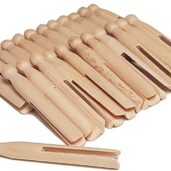 Wooden Clothes Pegs Etsy UK