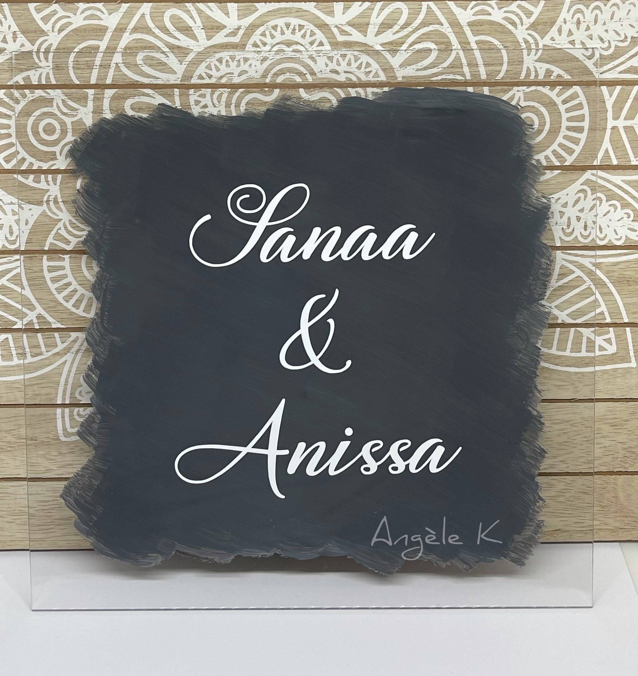 Cadre Style Plexi Personnalisé