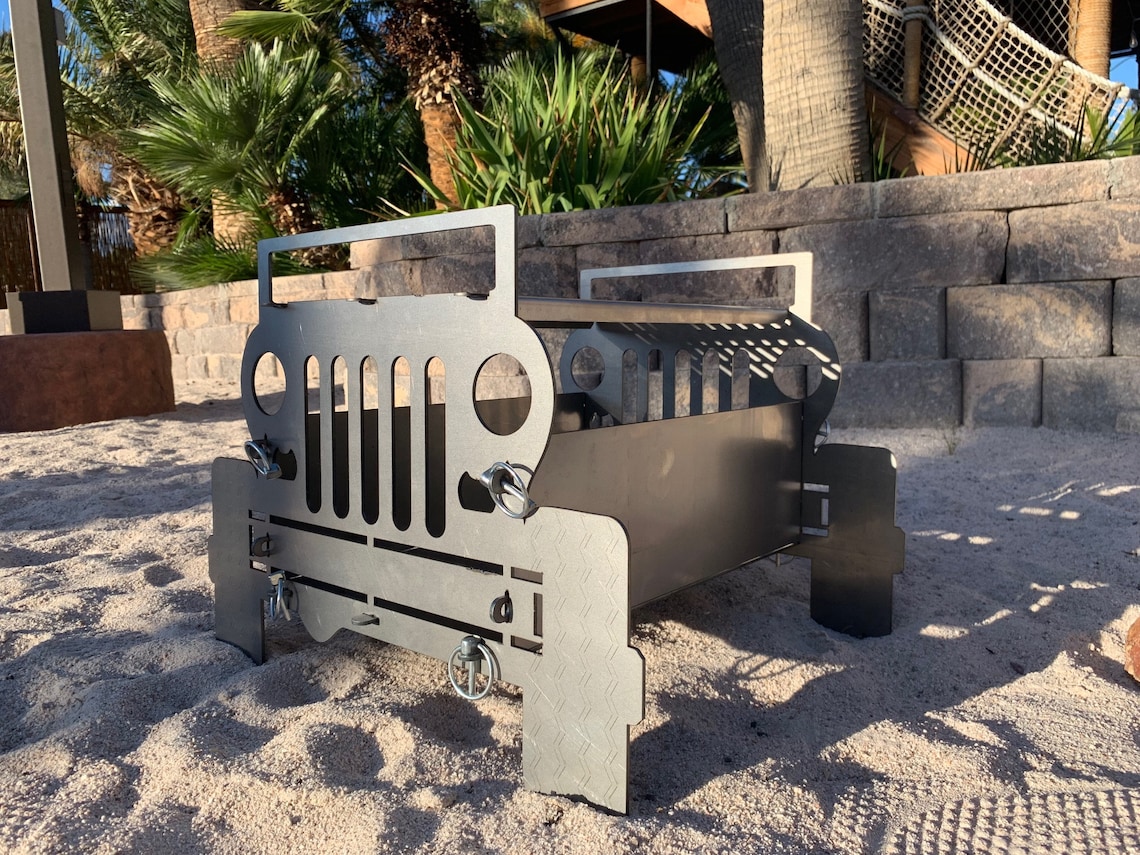 Custom Jeep Fire Pit Free Shipping Original design w/ Etsy