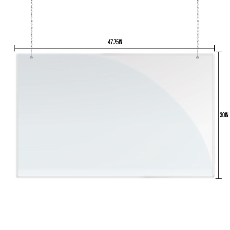 Hanging Sneeze Guard Includes Mounting Kit Schools Etsy