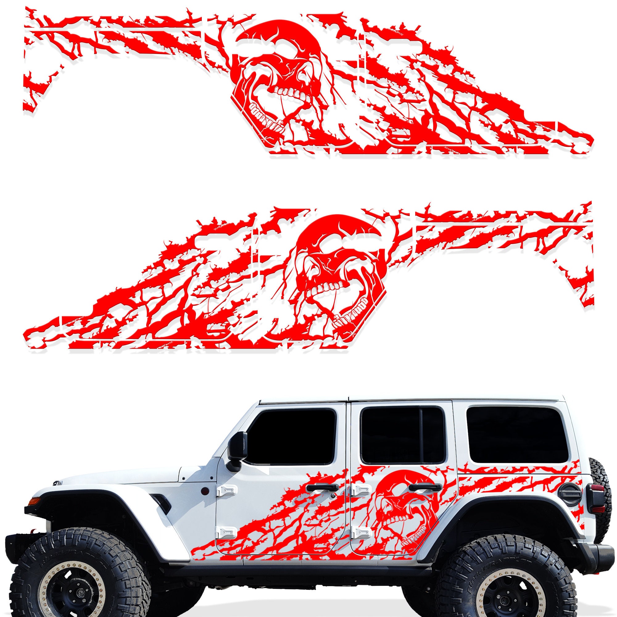 Jeep JL 4 Door Decal 20182021 Factory Crafts Etsy