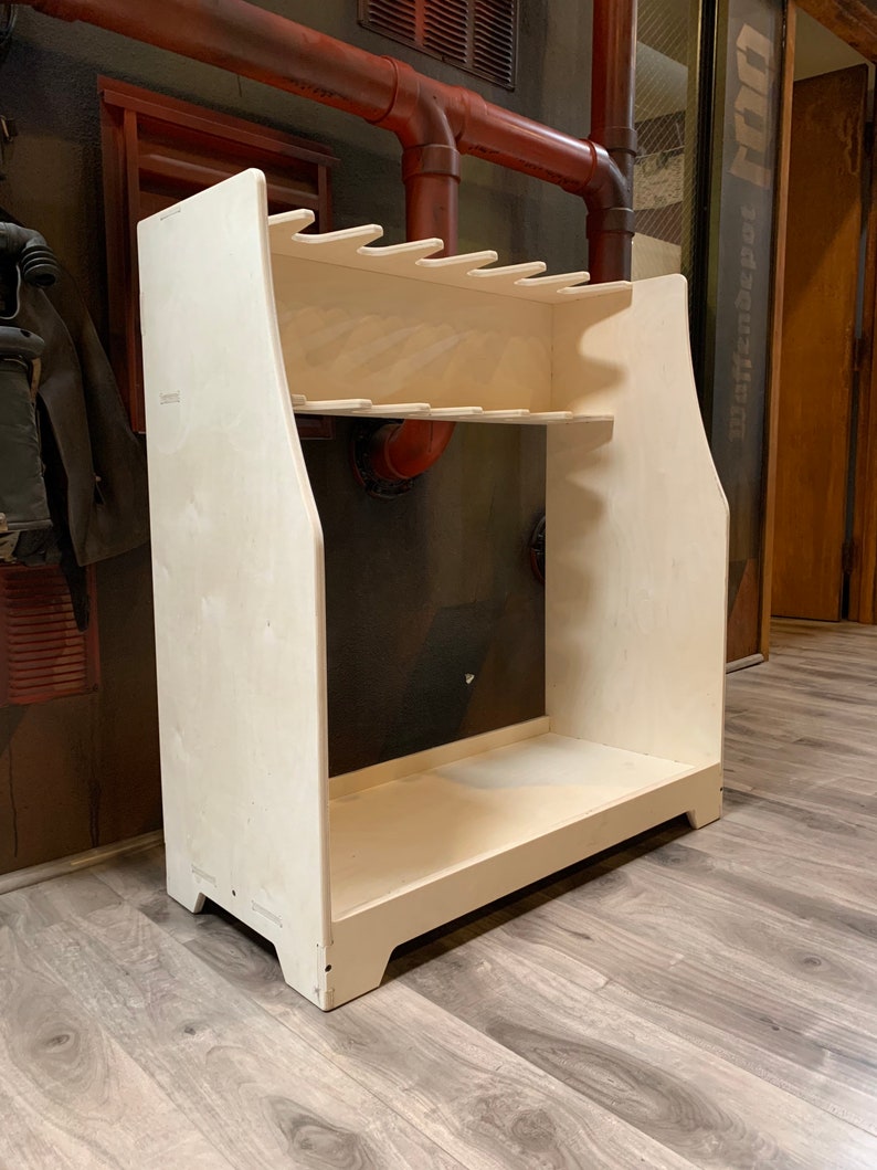 Rifle Rack 7 Slot Custom Rack Floor Mount Gun Storage Etsy