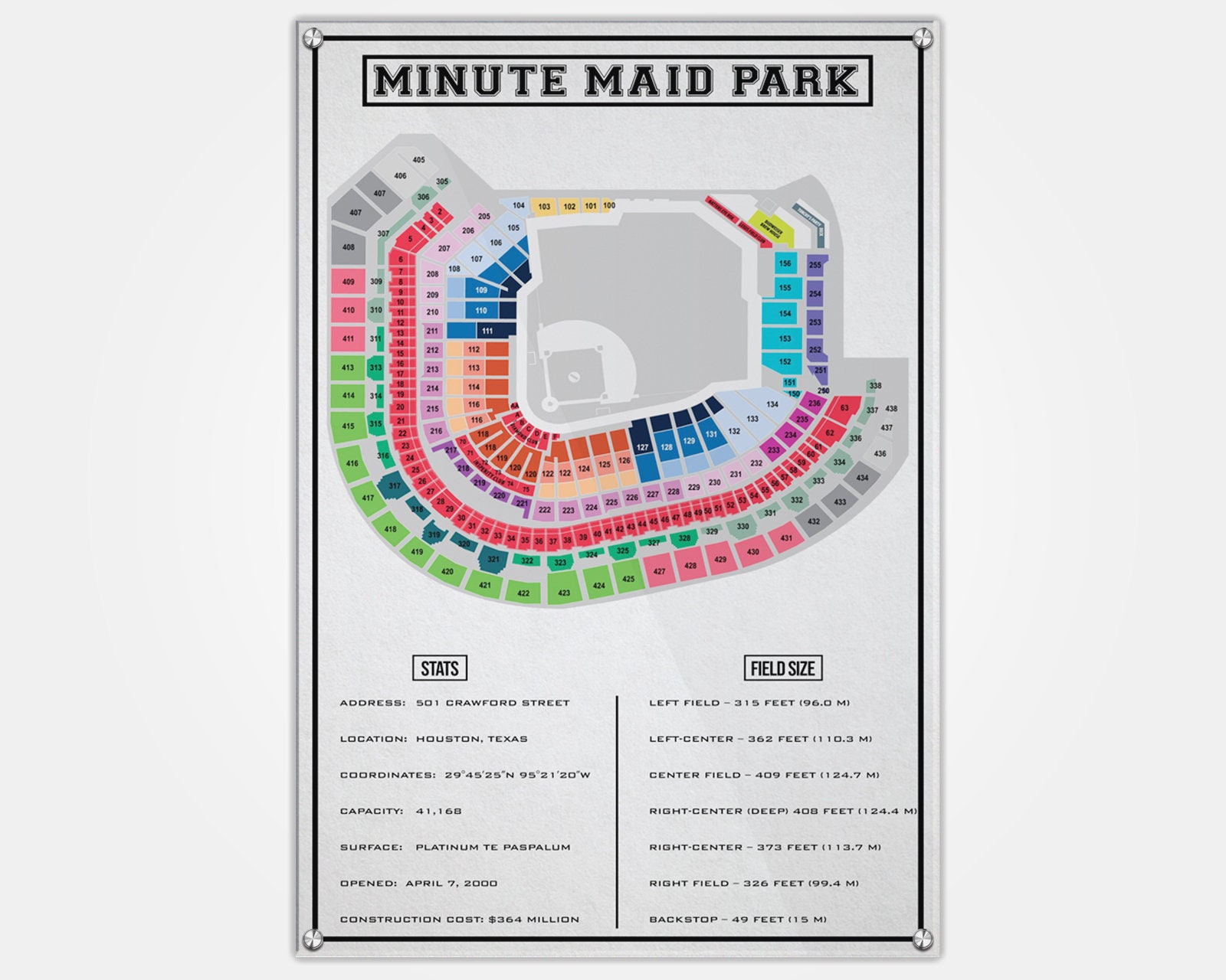 Astros Seat Chart