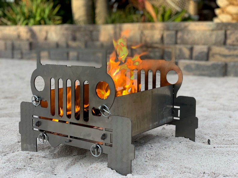 Custom Jeep Fire Pit Free Shipping Original design w/ Etsy