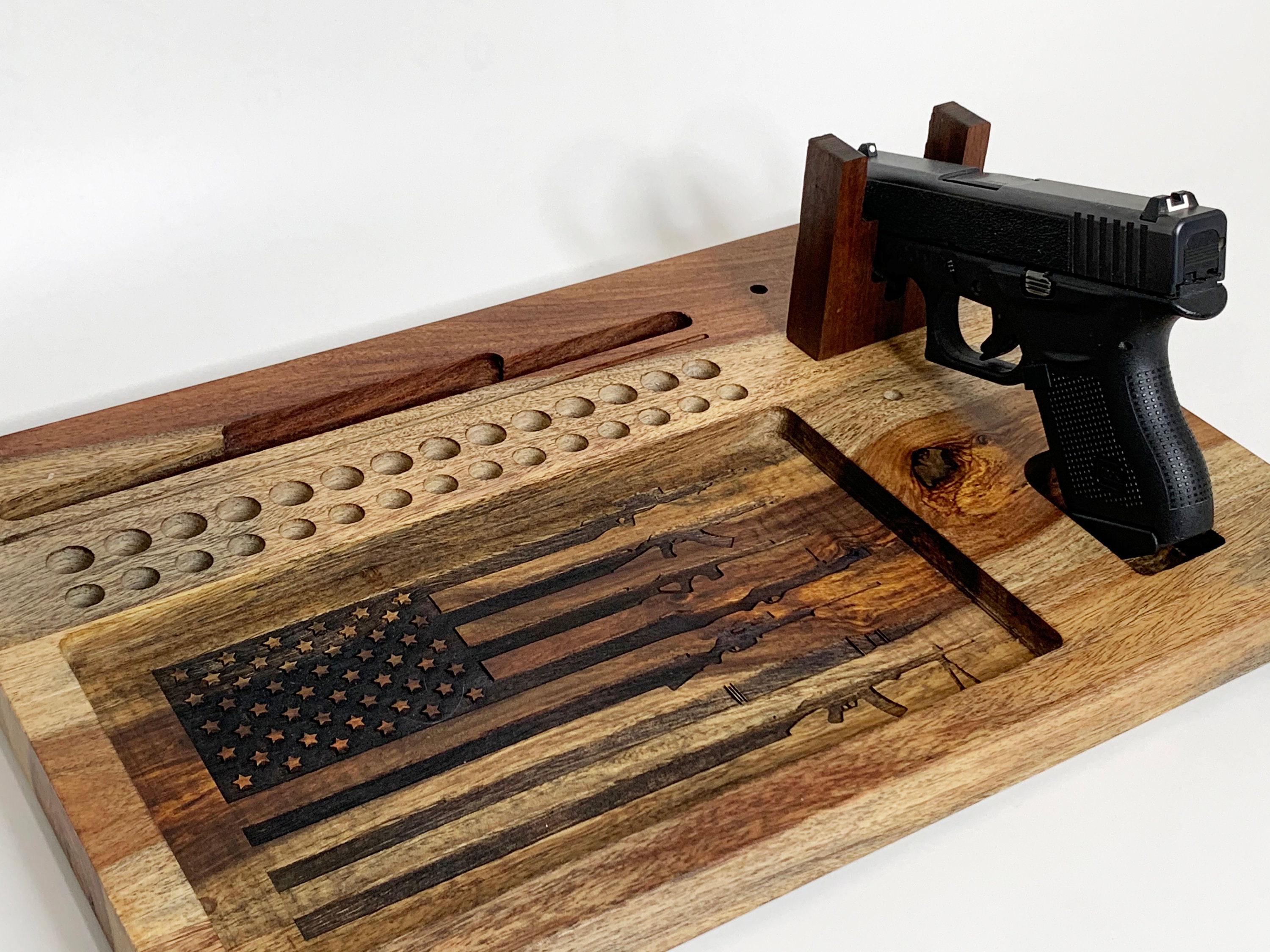 Balas De Goma Para Pistolas 9mm Organizador de armas soporte de pistola con ranura delgada - Etsy México