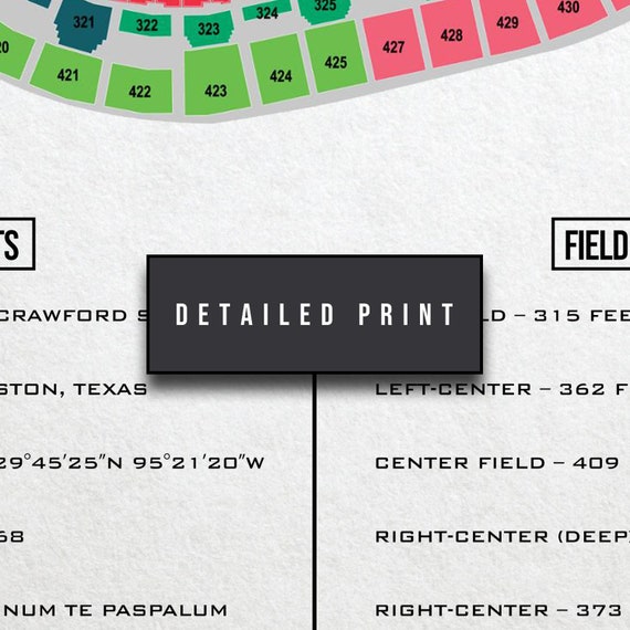 Astros Seating Chart Seat Numbers