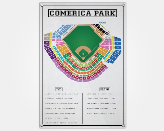 Comerica Park Seating Chart