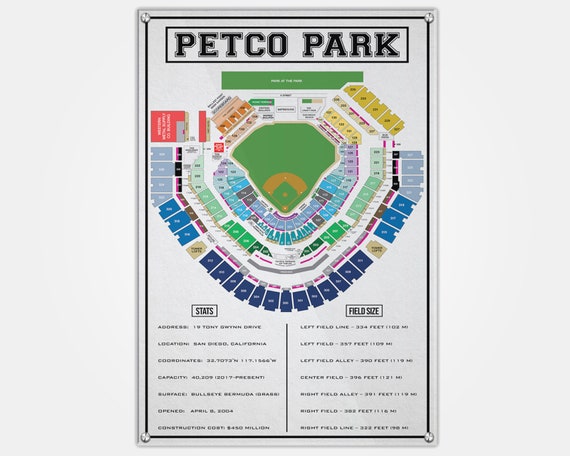 San Diego Padres Stadium Seating Chart