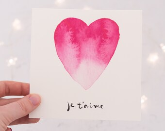 Je t'aime | Etsy