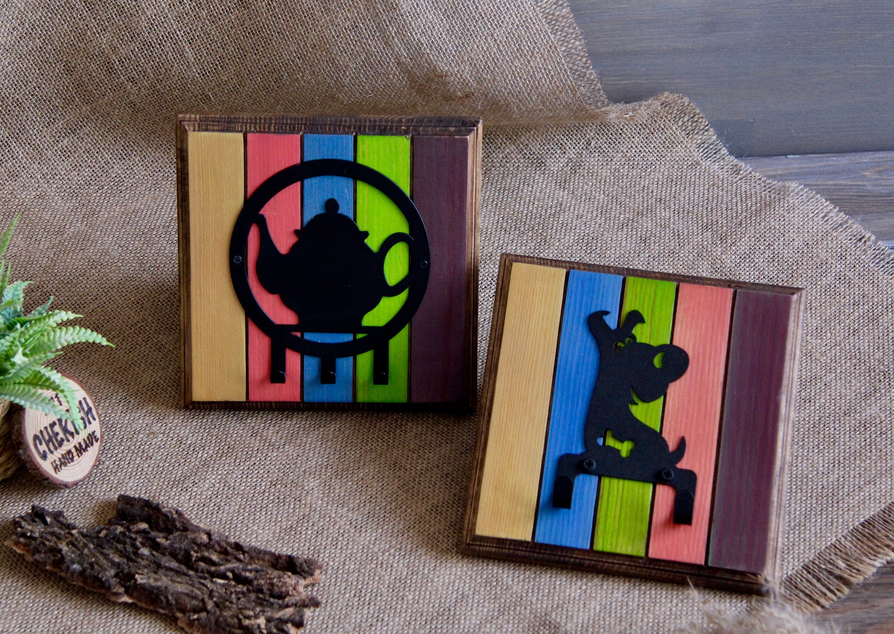 Gancho de cocina de granja. Soporte de gancho de pared de | Etsy