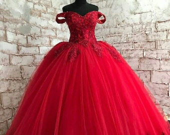 Ruby Red Wedding Dresses
