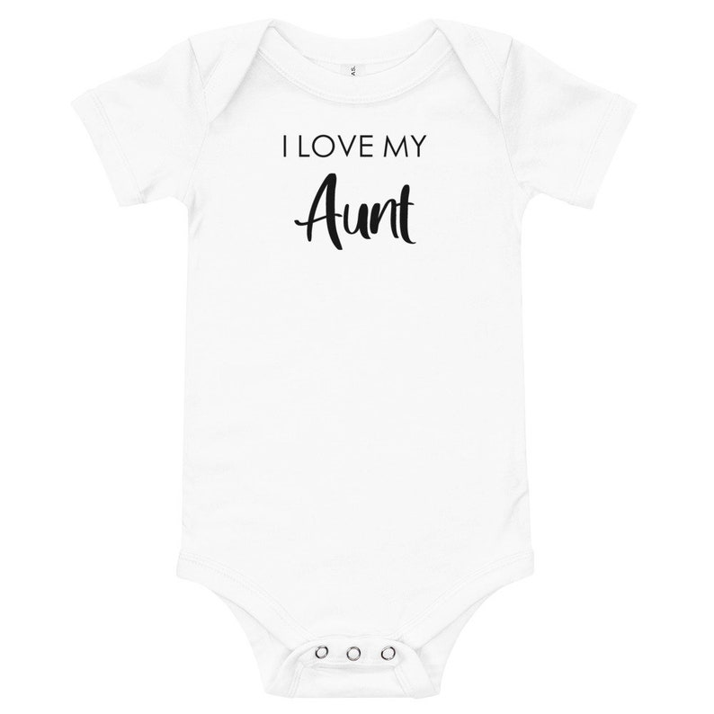 Gift for Aunt Pregnancy Reveal to Auntie I Love My Aunt Aunt To Be Gift Auntie Baby Bodysuit Future Aunt Auntie Pregnancy Announcement