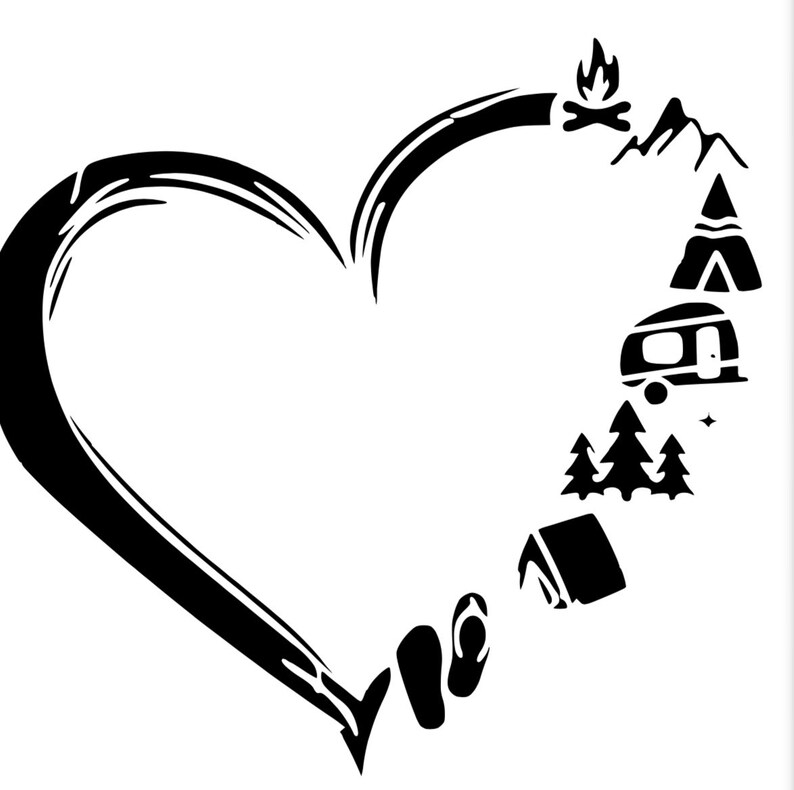 Camping Decal Free to Ship Camping Vinyl Decal Camping Etsy