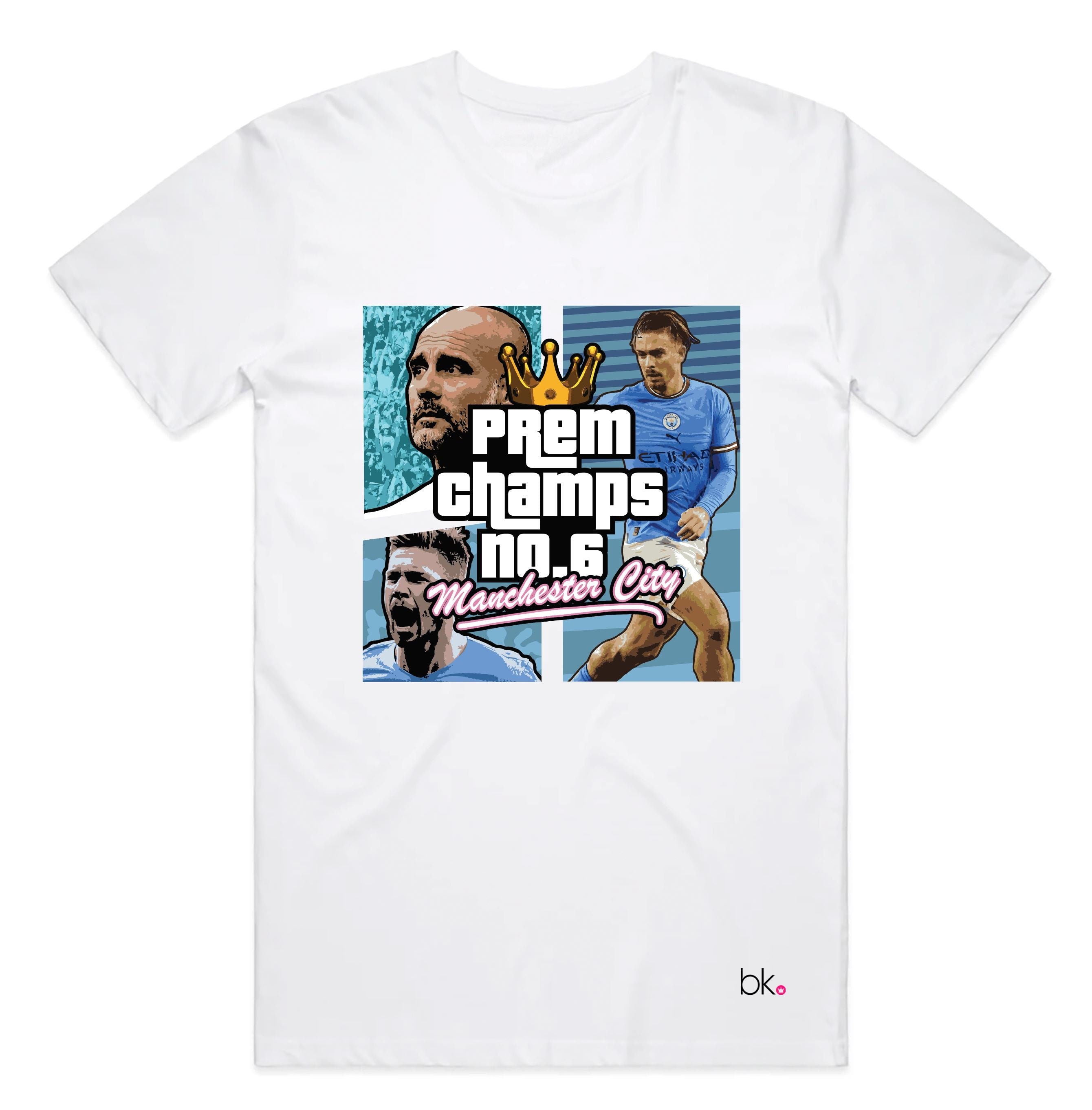 Prem Champs No.19 Man City F.C. T Shirt Etsy France