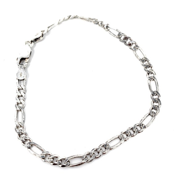 Cuban Chain Sterling Silver Bracelet - image 1