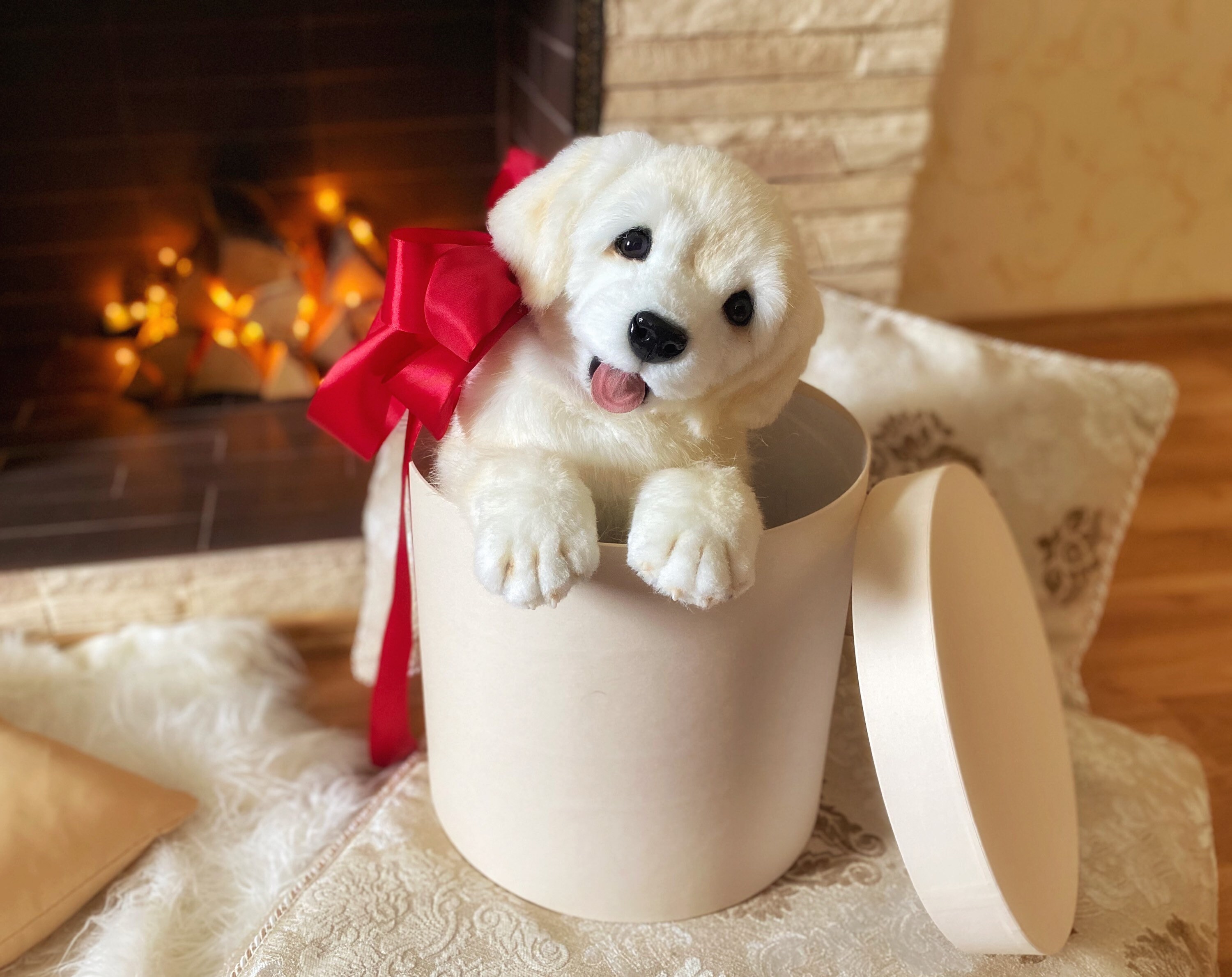 stuffed labrador retriever