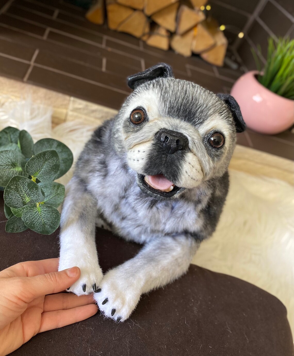 Life size dog clone custom order real stuffed plush toy dog Etsy