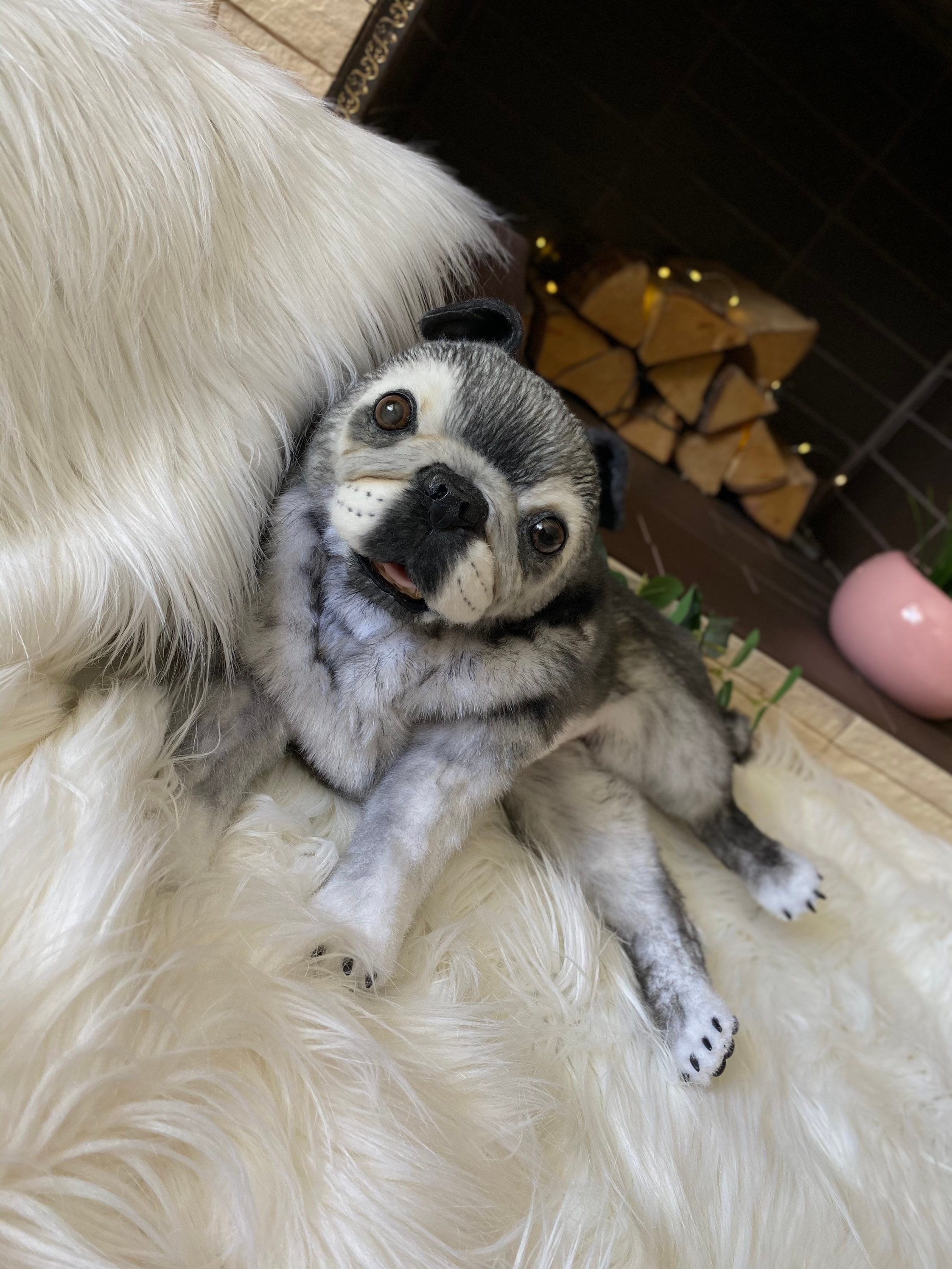 Life size dog clone custom order real stuffed plush toy dog Etsy