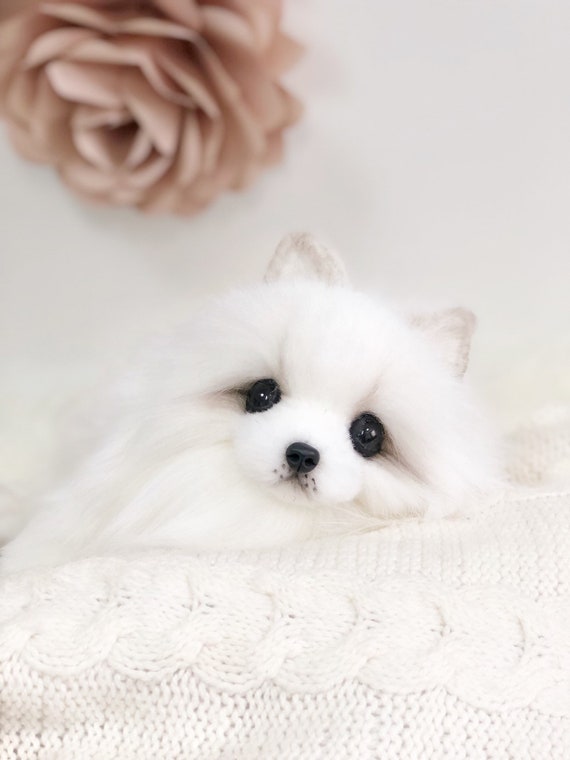realistic stuffed pomeranian