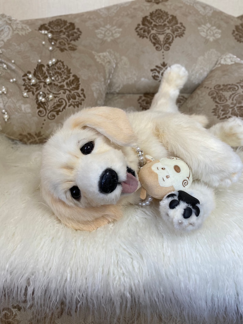 Golden Retriever Custom Portrait Realistic Stuffed Animals | Etsy