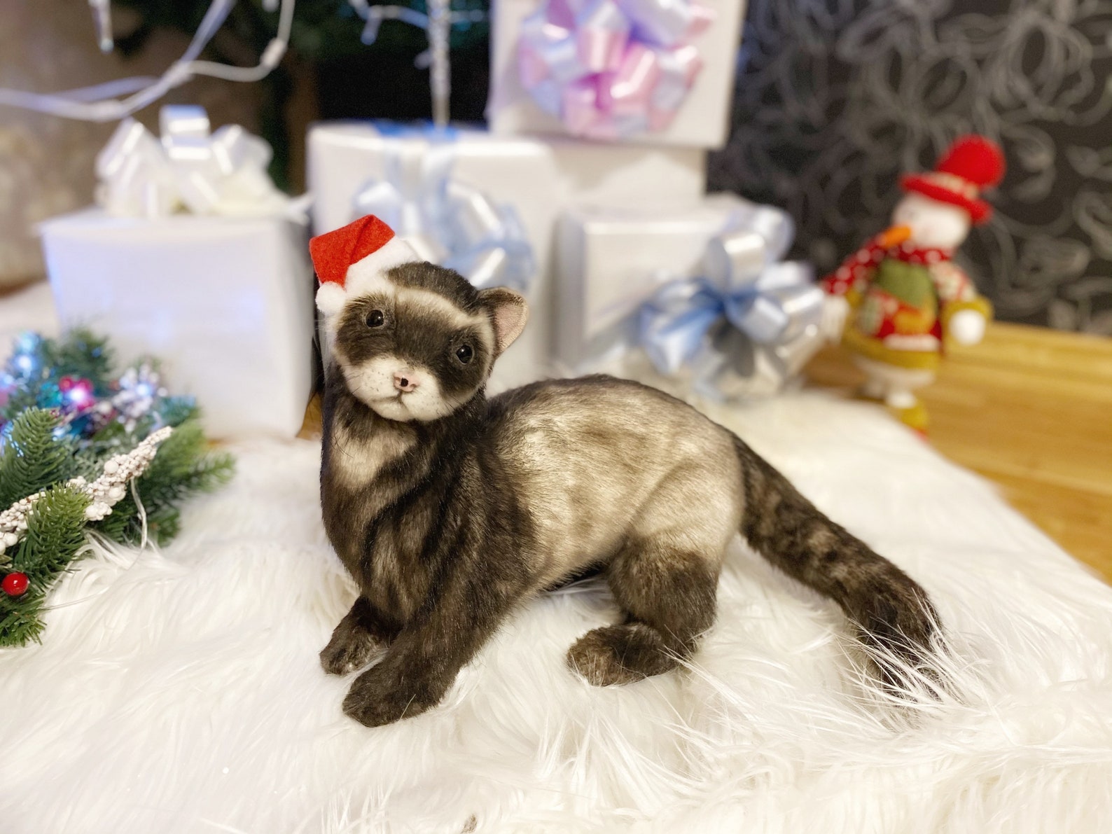 Life look replica ferret custom stuffed realistic plush Etsy