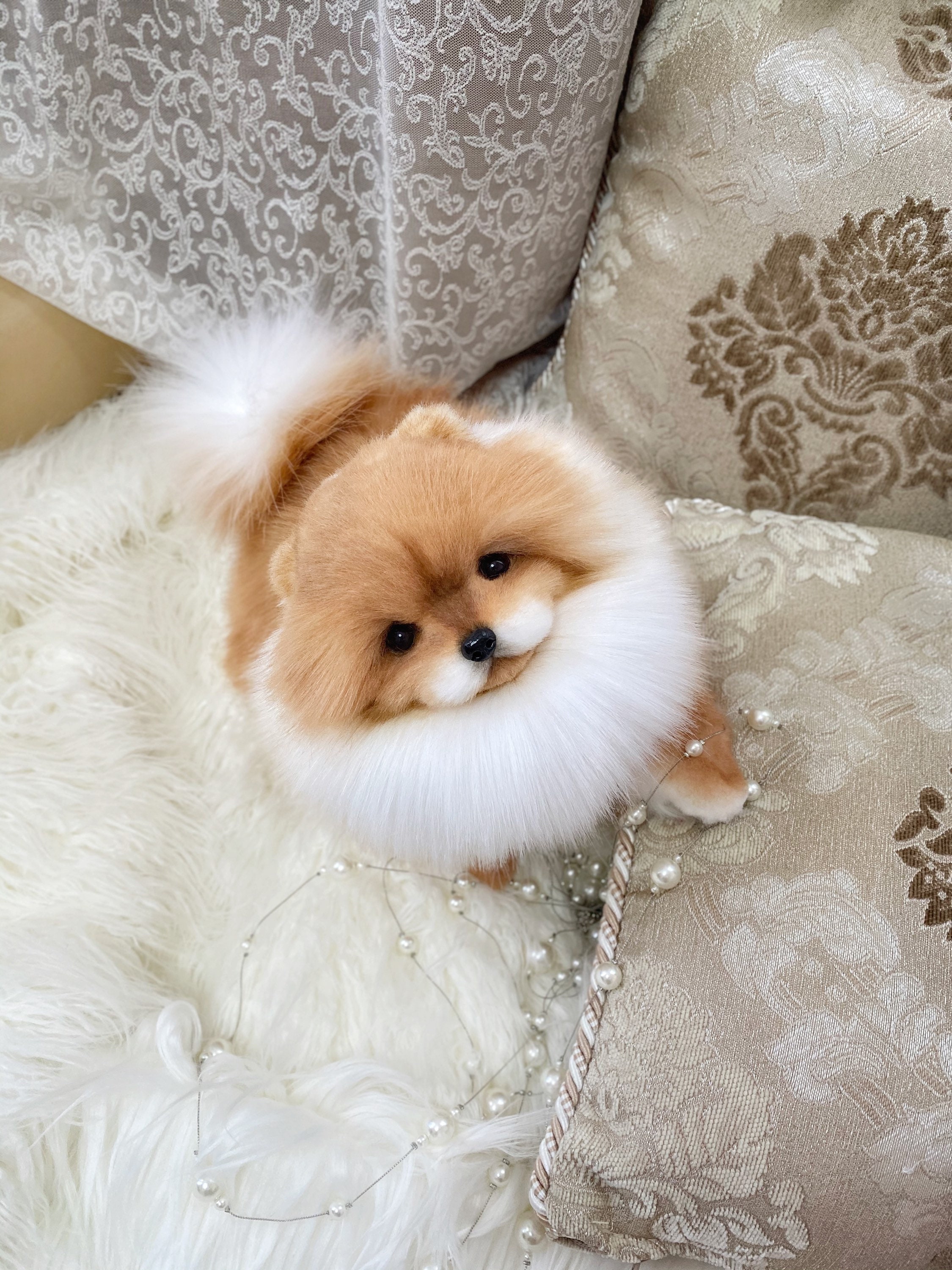 stuffed pomeranian