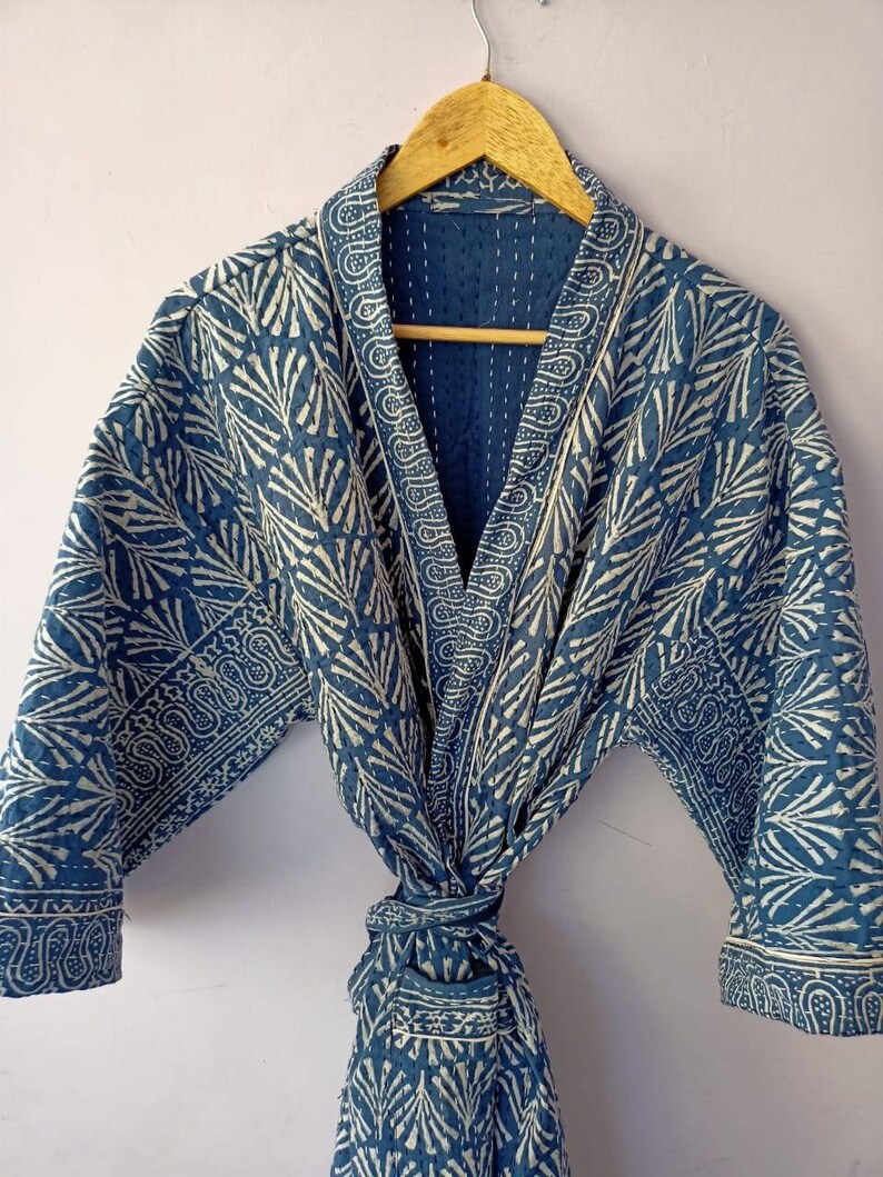 Bridesmaid Robes Indian Kimono Robes,Japanese Kimono wifi Kimono Robe,Night Costume,Delivery Gown Kimono Cardigan,Beach Wear Cotton Robe