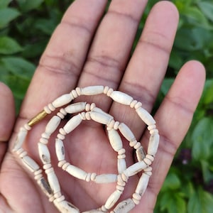 Handmade tulsi Kanthimala , Tulsi mala, handmade tulsi basil necklace,necklace hare krishna kanthi mala, jay Shri radhe Mala,Iskcon Mala