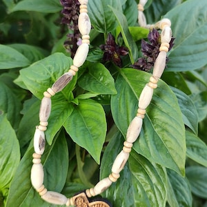Tulsi Mala con medaglione Radha: collana Krishna Kanthi