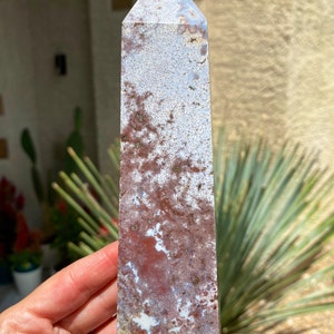 1.3lb Rainbow Ocean Jasper Tower, Sea Jasper Tower, Ocean Jasper Point, Rainbow Jasper Tower, Plus FREE Pocket Stones!